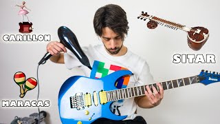Instruments imitations on guitar 3 (using a hairdryer)