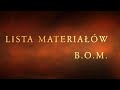 #69 BOM, LISTA MATERIAŁÓW, THE EXPERT, WSPOMNIENIA KONSTRUKTORA