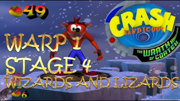 Crash Bandicoot The Wrath of Cortex (Ps2) [Warp 1] [Stage 4] Wizards and Lizards Walkthrough FULLHD