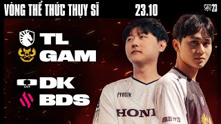 TL vs GAM (BO3) | DK vs BDS (BO3) | CKTG 2023 - VÒNG THỂ THỨC THỤY SĨ | NGÀY 5