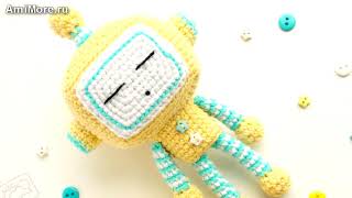 Амигуруми: схема Спящего Робота. Игрушки вязаные крючком - Free crochet patterns. Амигуруми: схема Спящего Робота. Игрушки вязаные крючком - Free crochet patterns.