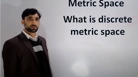 What is discrete metric space in Hindi/Urdu | Metric Space