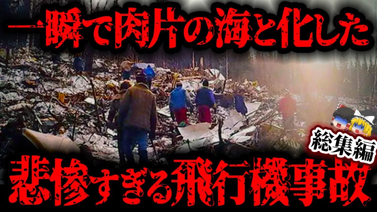 【総集編】色んな意味で「ぐちゃぐちゃ」すぎた…結末がヤバすぎた航空機事故5選【ゆっくり解説 / まとめ】