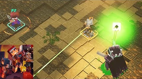 Minecraft Dungeons - Walkthrough Part 6 Two Players (Switch)