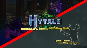 Hytale Modding QnA, Lighting, Fauns Revealed