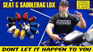 ⚡Superior Motorcycle Seat & Saddlebag Lock Robert Becker Design LOX⚡ by SIK Baggers 39,651 views 11 months ago 12 minutes, 2 seconds