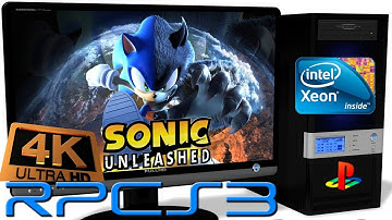RPCS3 0.0.5 [PS3] - Sonic Unleashed [4K-Gameplay] New RSX. Async Shaders. Vulkan api #1