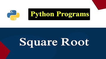 Python Program To Calculate The Square Root Of Given Number