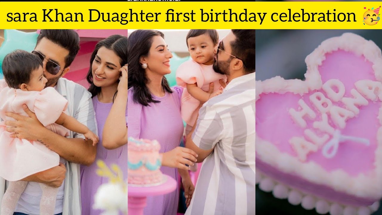 Sara Khan Duaghter first birthday celebration 🥳🎉 complete pictures !!