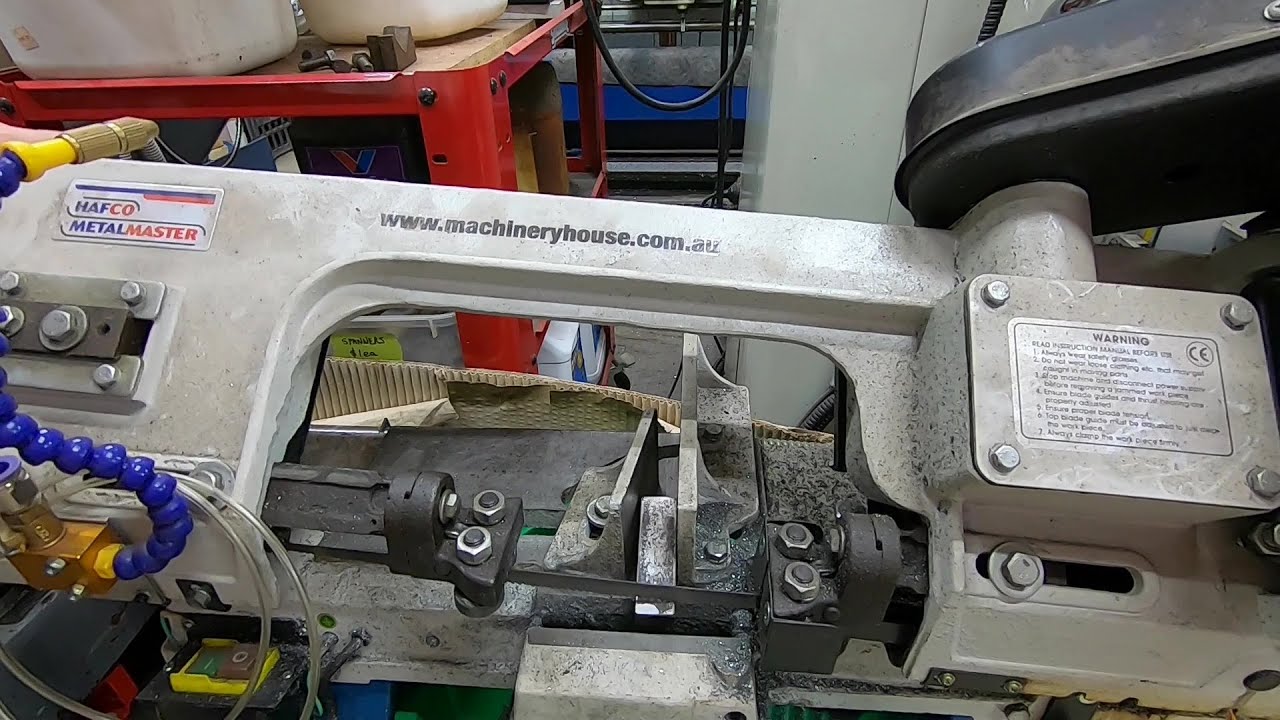Clamping accessory for a horizontal band saw. (Part 1) YouTube