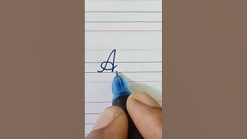 Ant - How to write Cursive writing Small letter Connections || Cursive handwriting Practice ||