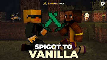 How To Convert Spigot Minecraft World To Vanilla