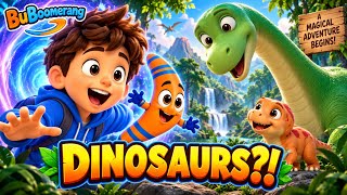 Max Meets Bu! 🪃✨ | The Dinosaur Adventure 🦕 | BuBoomerang Kids