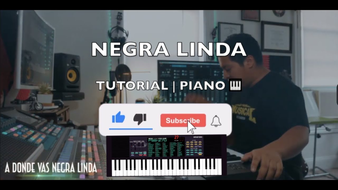 🎵 Rock Star - Ecuador | Negra Linda | Piano | Tutorial 🎹
