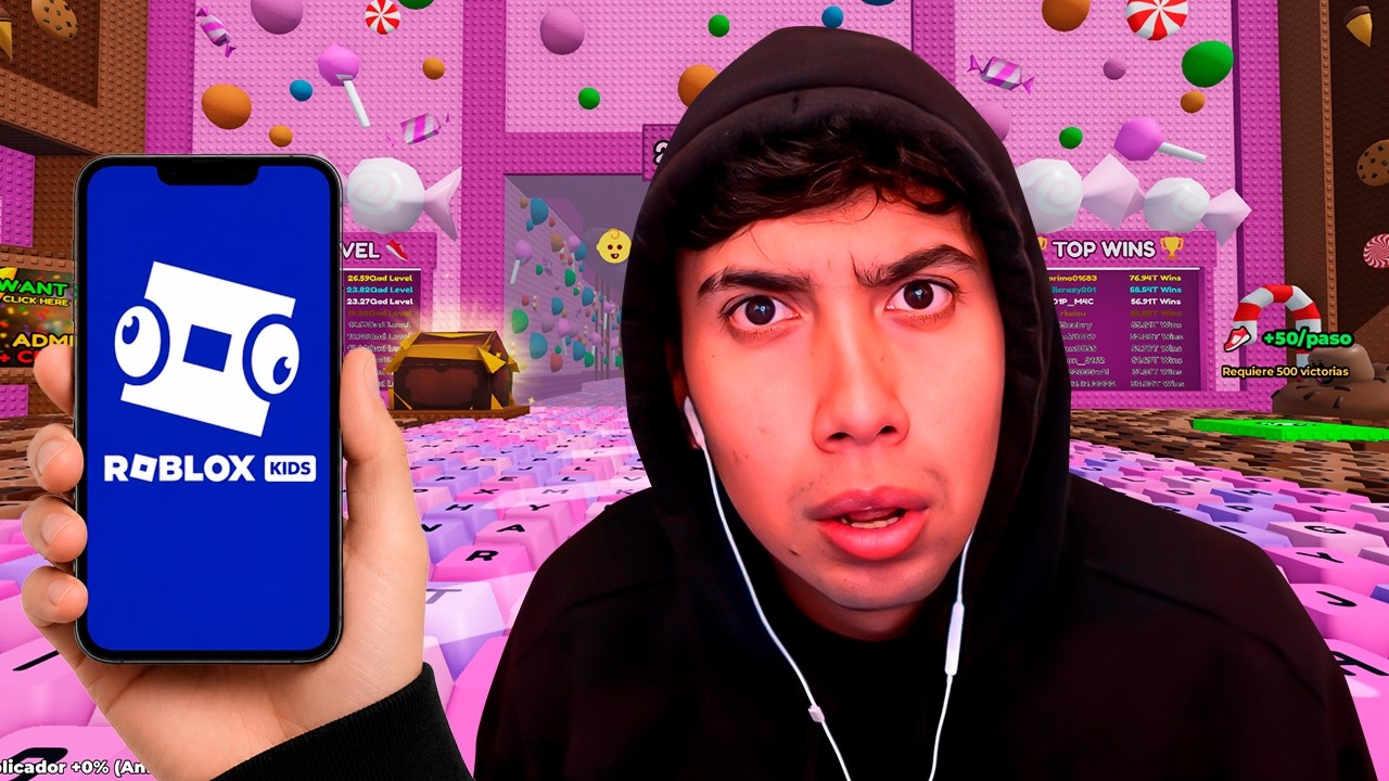 PROBANDO ROBLOX KIDS POR PERIMERA VEZ!🟦