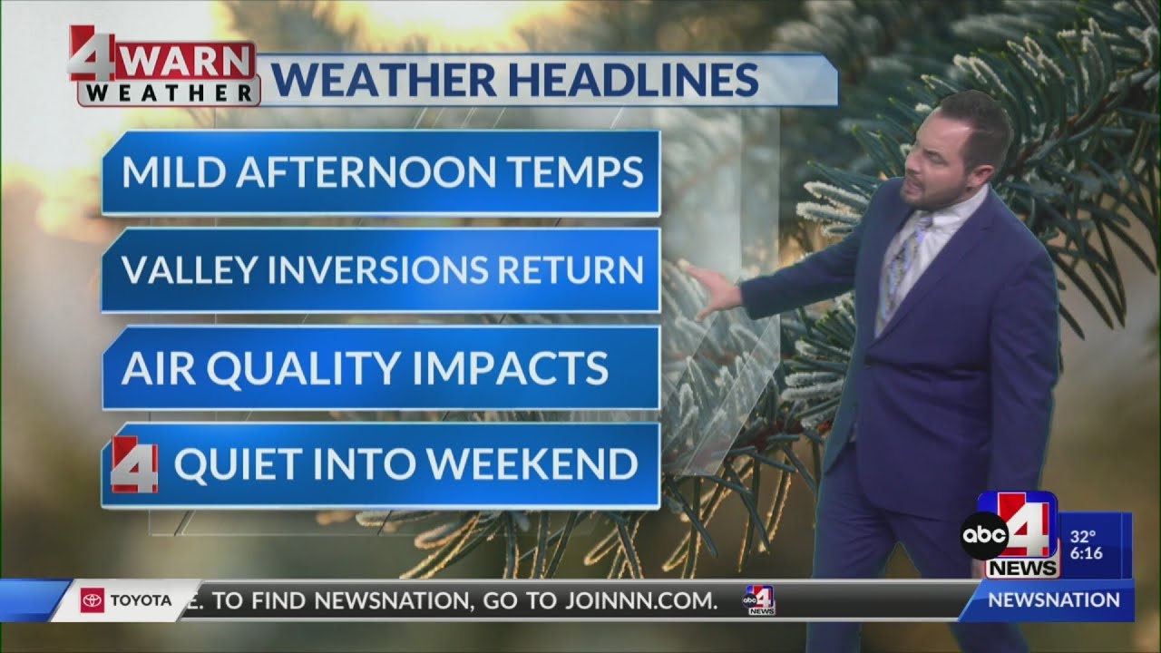 Hazy sunshine and above average warmth into the weekend - YouTube