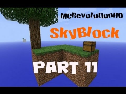 Minecraft: Skyblock Survival Part 11: House Walls - YouTube