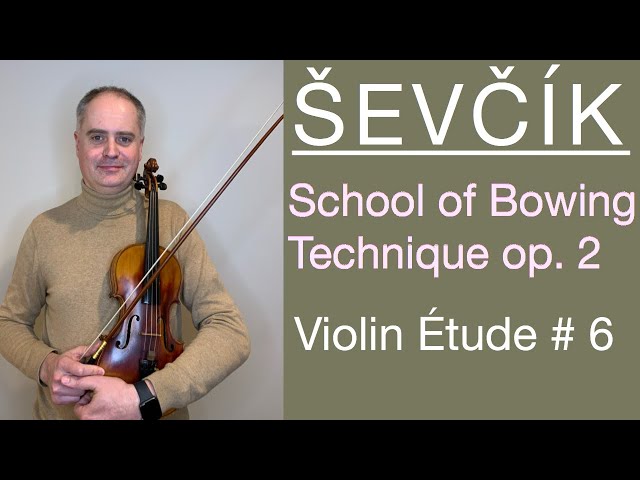 Otakar Sevcik Violin Etude no. 6 Op. 2, Book 1 by ‪@Violinexplorer