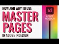 How and Why to use Master Pages or Parent pages in Adobe InDesign