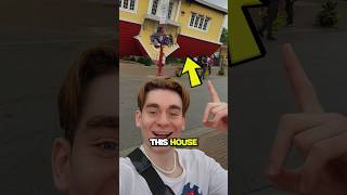 Visiting An Upside Down House! 🙃🏠 #shorts