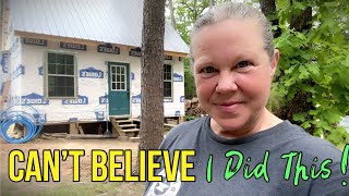 Can’t Believe I Did This! | The Tiny House that Grandma Built, Homesteading Alone