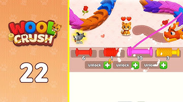 Wool Crush: Yarn Color Sort Level 22 Solution Walkthrough