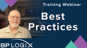 Training Webinar - Best Practices