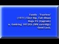 Family - Fearless 1971 Vinyl Full Album