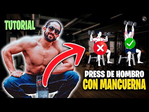 Press Militar con Mancuerna Sentado | Cómo Hacerlo | Press de hombro con mancuerna y errores.