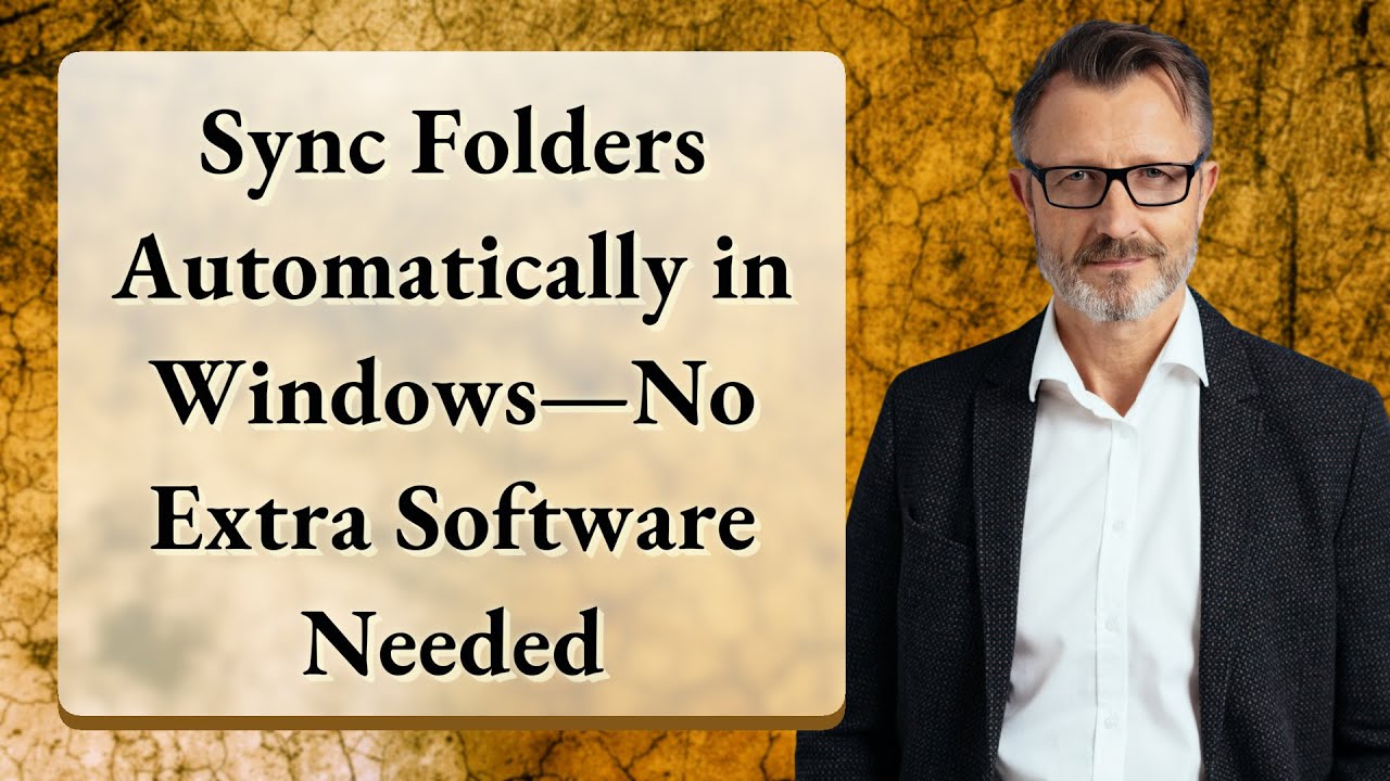 Windows Sync Folders Sync Folders Automatically in Windows—No Extra Software Needed - YouTube