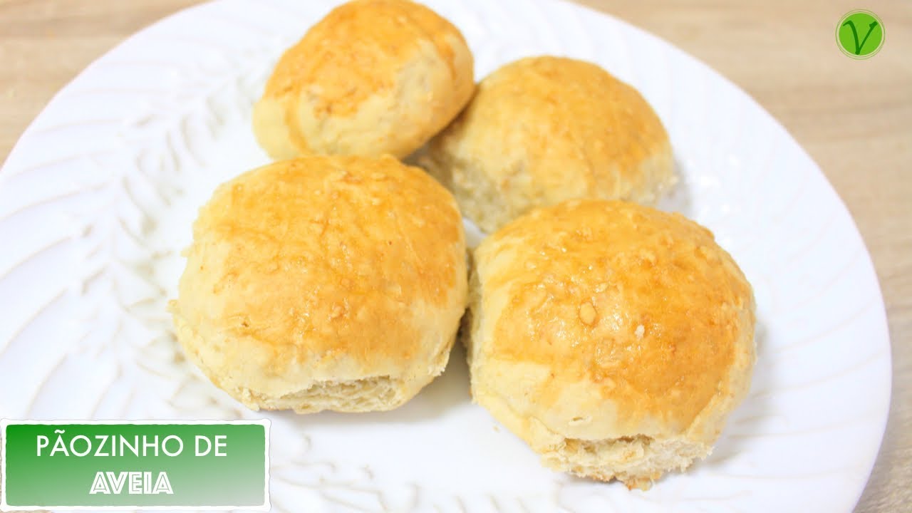 PÃOZINHO COM AVEIA SUPER FOFO E FÁCIL #565 | Receitas da Mussinha