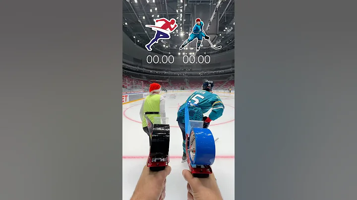 ❌💨 ATHLETE VS HOCKEY PLAYER | WHO WILL BE FASTER!? 👀