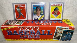 Opening a Box of 1988 Topps Baseball Cards