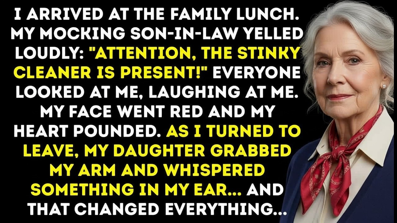 My Son In Law Called Me A Smelly Cleaner—Until My Daughter Revealed The Truth!