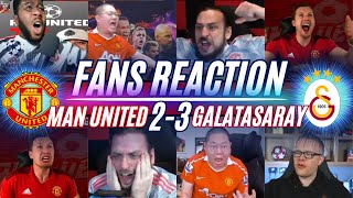 MAN UNITED FANS REACTION TO MAN UNITED 2-3 GALATASARAY | CHAMPIONS LEAGUE