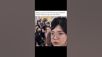 introvert friends be like...