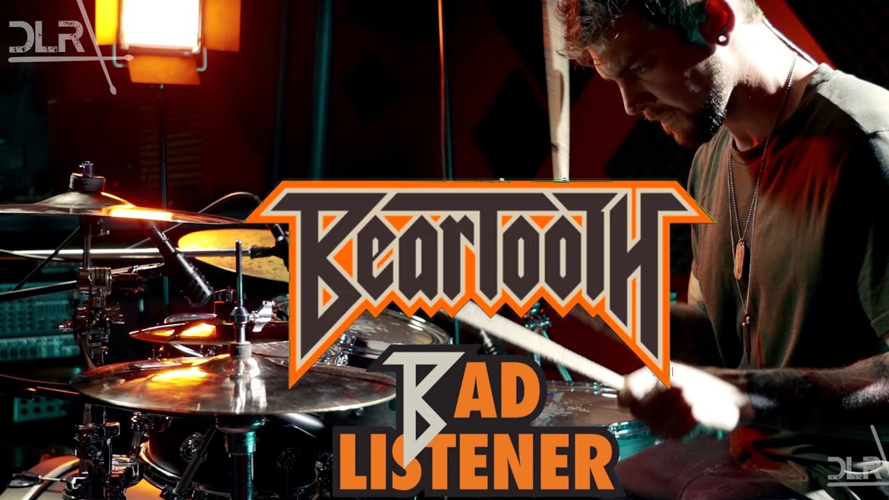 Bad Listener Beartooth Dylan Roy - Beartooth - Bad Listener drum playthrough - YouTube