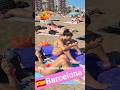 🔥Beach walk Barcelona🇪🇦#shorts
