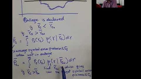 Lecture 4 part 4: Combined outage and average error probability and error floors