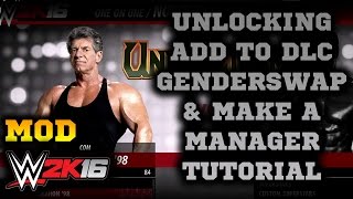 WWE 2K16 Unlocking & Moving Menus for any Superstar [Tutorial]