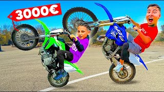 LE PREMIER QUI CABRE GAGNE UNE MOTOCROSS ! (AVEC DES ABONNÉS )