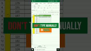 #shorts | How to convert Number to word in excel cell? |#excel