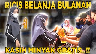 RICIS BELANJA SEPUASNYA GAK LIHAT HARGA.. Bagi-Bagi Minyak..