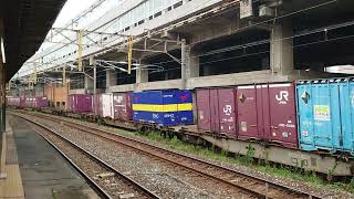 2026年7/2、JR鹿児島本線小倉駅。上り遅れ貨物列車〈牽引〉EF510-311【門】列車番号不明