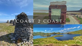 Coast to coast walk:  St Bee's to Robin Hood's bay. Walking Wainwright's coast to coast