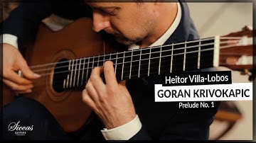 Goran Krivokapic plays Prelude No. 1 by Heitor Villa-Lobos on Classical Guitar