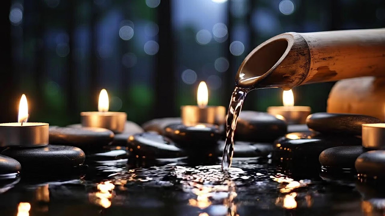 Healing Piano with Gentle Water Sounds 🌿 Insomnia Relief, Calm Mind & Body