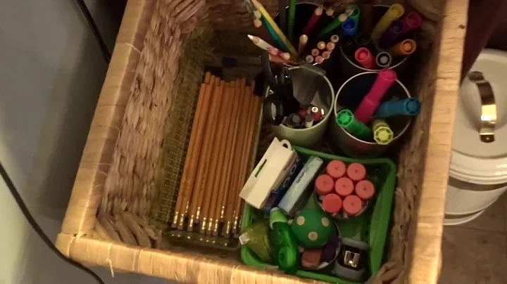 Back To School Homework Station Set up