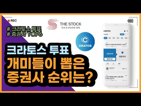   크라토스 투표 1000명이 뽑았다 증권사 순위 TOP 6