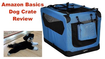 Review - Amazon Basics Premium Folding Portable Soft Pet Crate - 30"